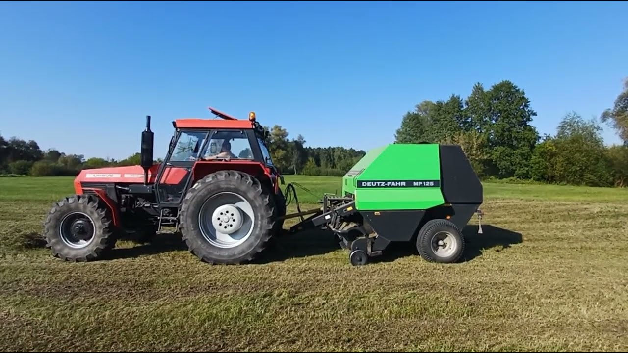Piękny Ursus 1614 i Deutz-Fahr MP 125