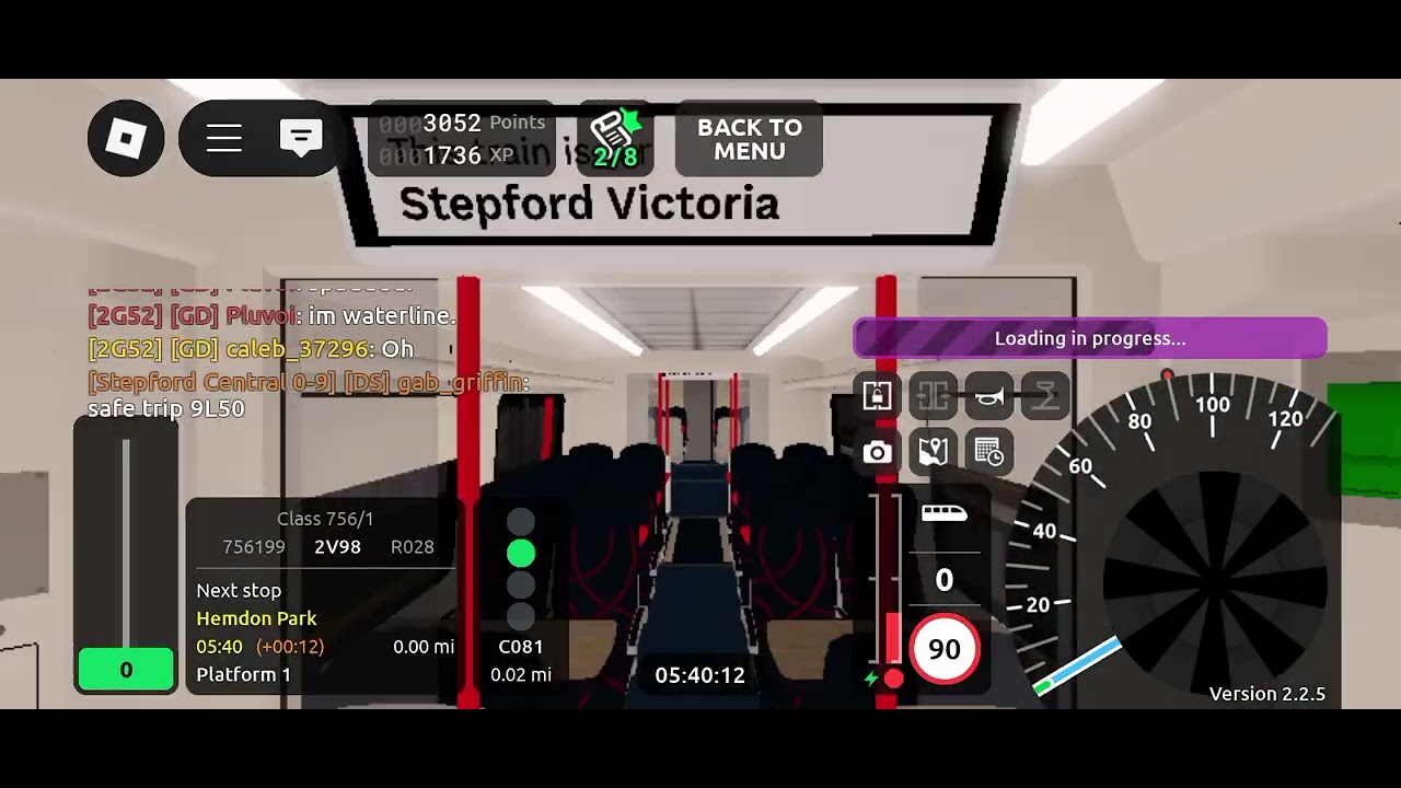 SCR Class 756 R028 from Willowfield to Stepford Victoria 