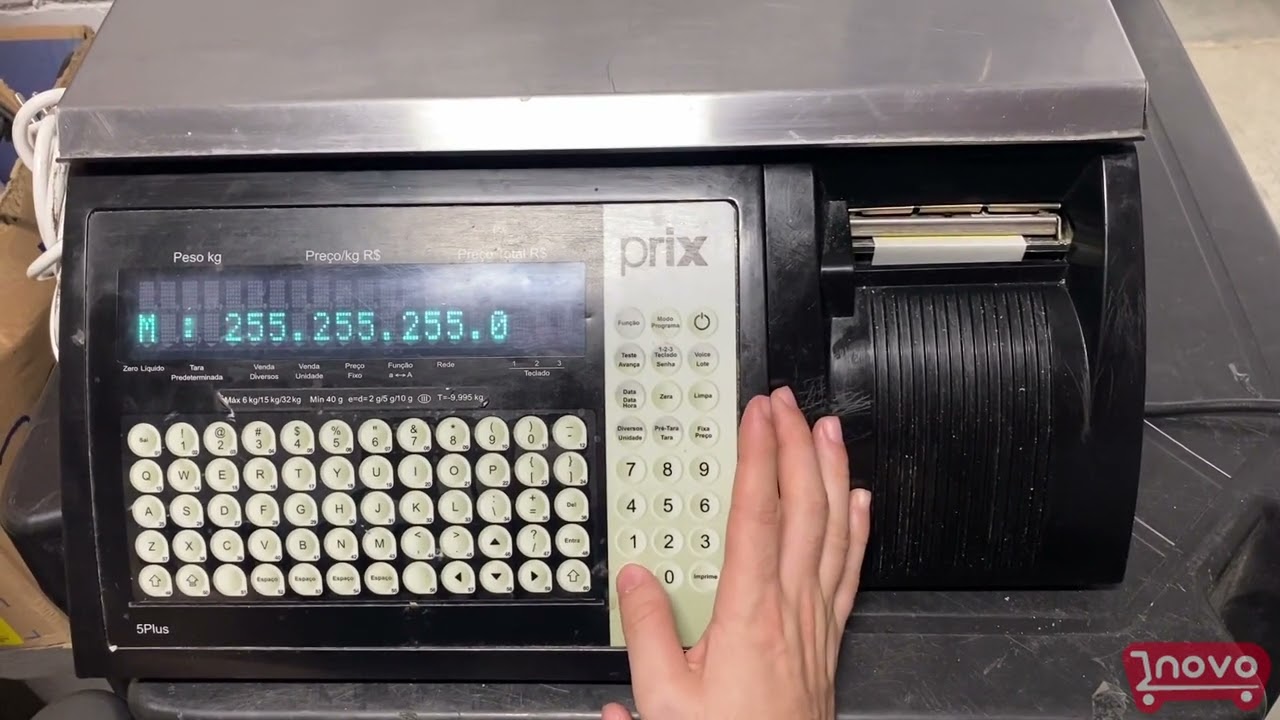 Como achar o IP da Balança