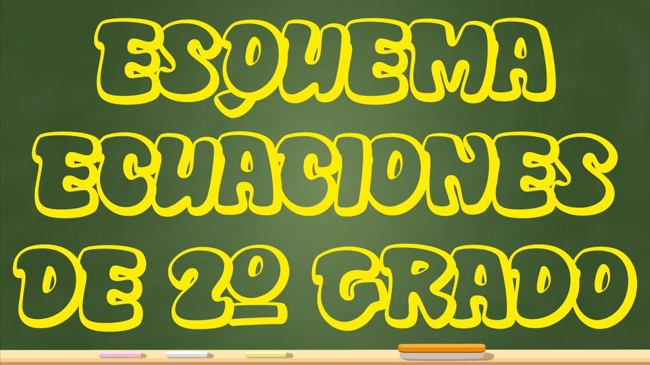 Esquema para resolver ecuaciones de 2º grado