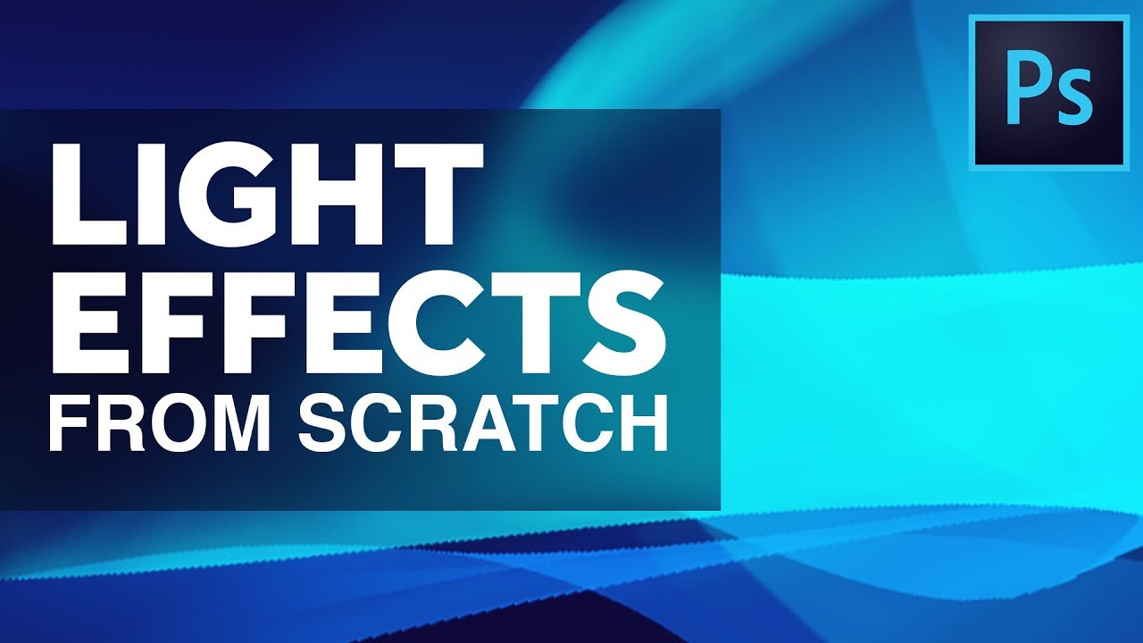 How To Make Abstract Light Effects In Photoshop! (Easy)