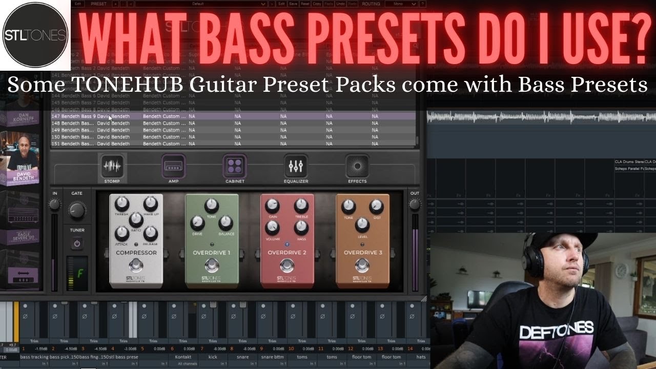 WHAT TONEHUB BASS PRESETS DO I USE?