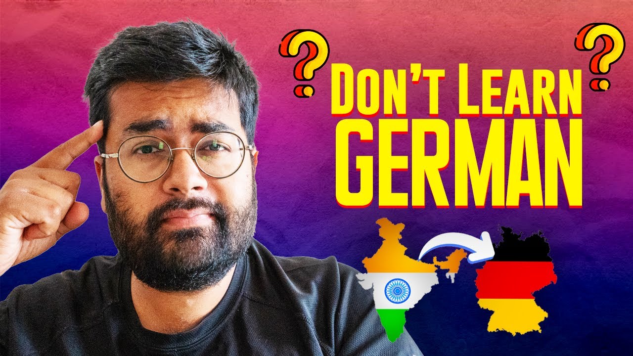 I know it is very difficult to understand - 'Learn German when you come to GERMANY!'