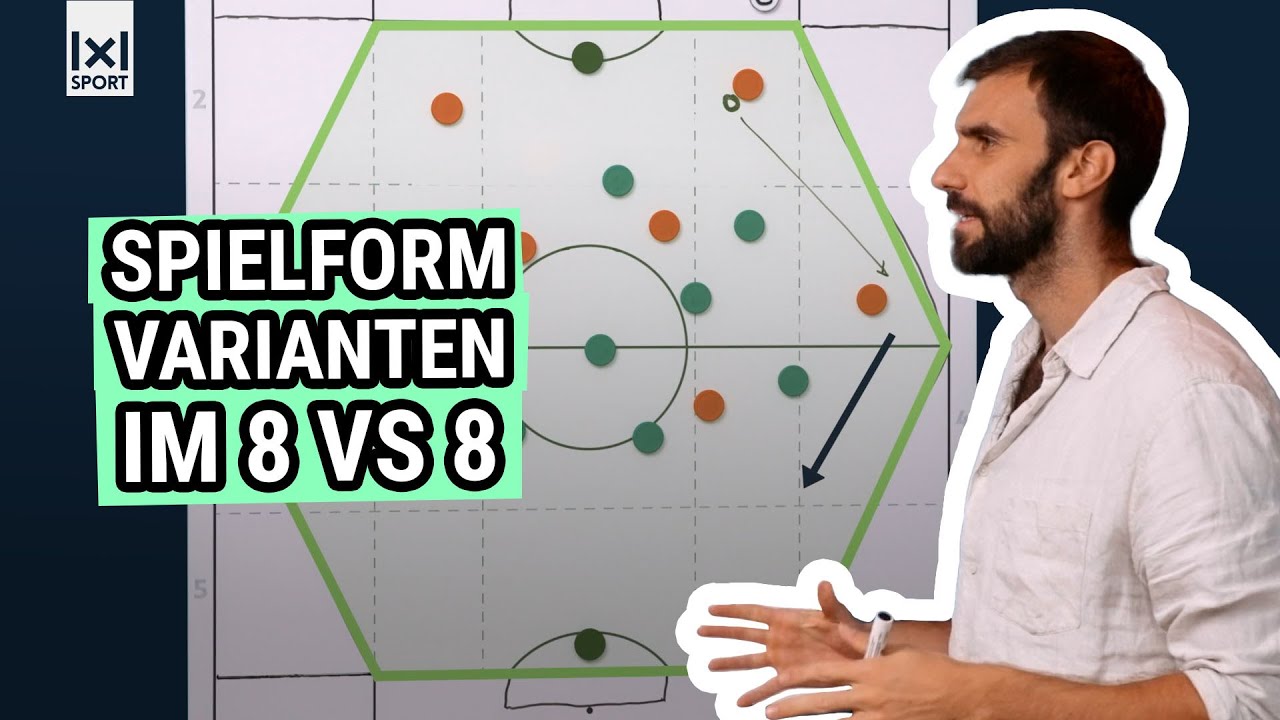 Kreative Spielformen: 8 vs. 8 - Taktiktraining im Fokus!
