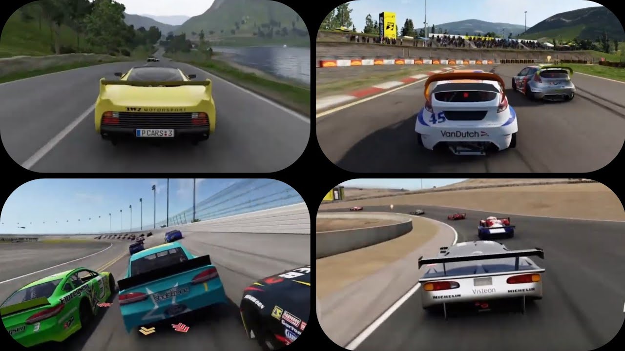 8 Different racing games recreated in Project Cars 3!