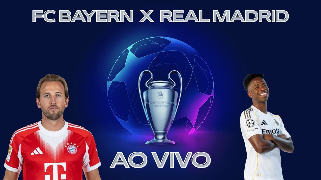 AO VIVO | BAYERN DE MUNIQUE X REAL MADRID - QUARTAS DE FINAL DA LIGA DOS CAMPE&Otilde;ES (JOGO DE VOLTA)