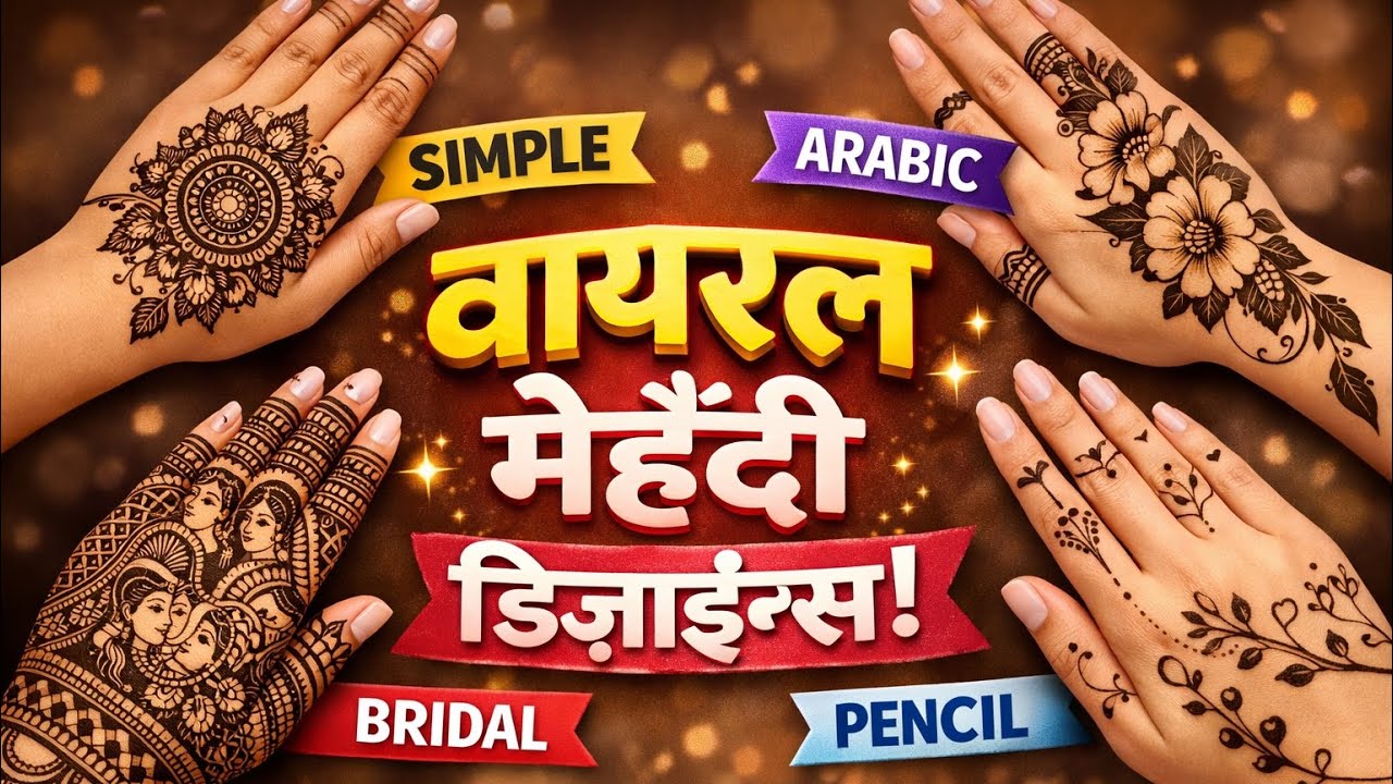 Pencil mehndi design shocking design 😘