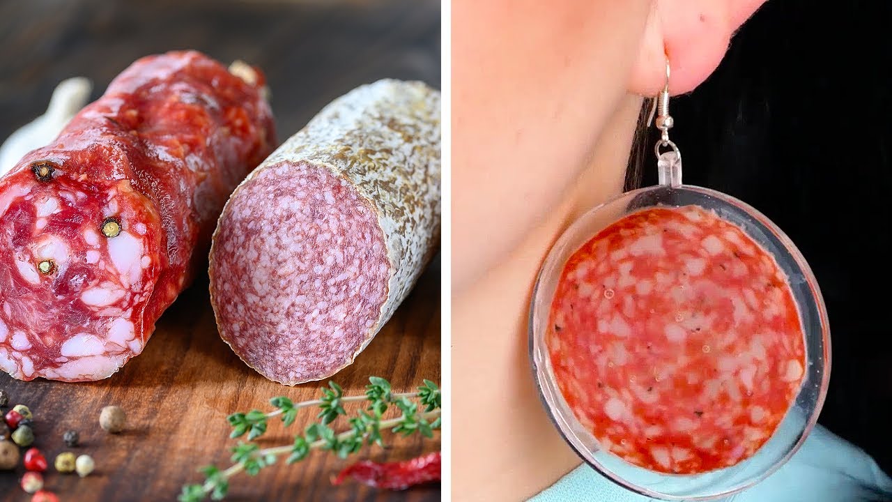 Unusual Food Jewelry 💎 and other DIY Jewellery ideas