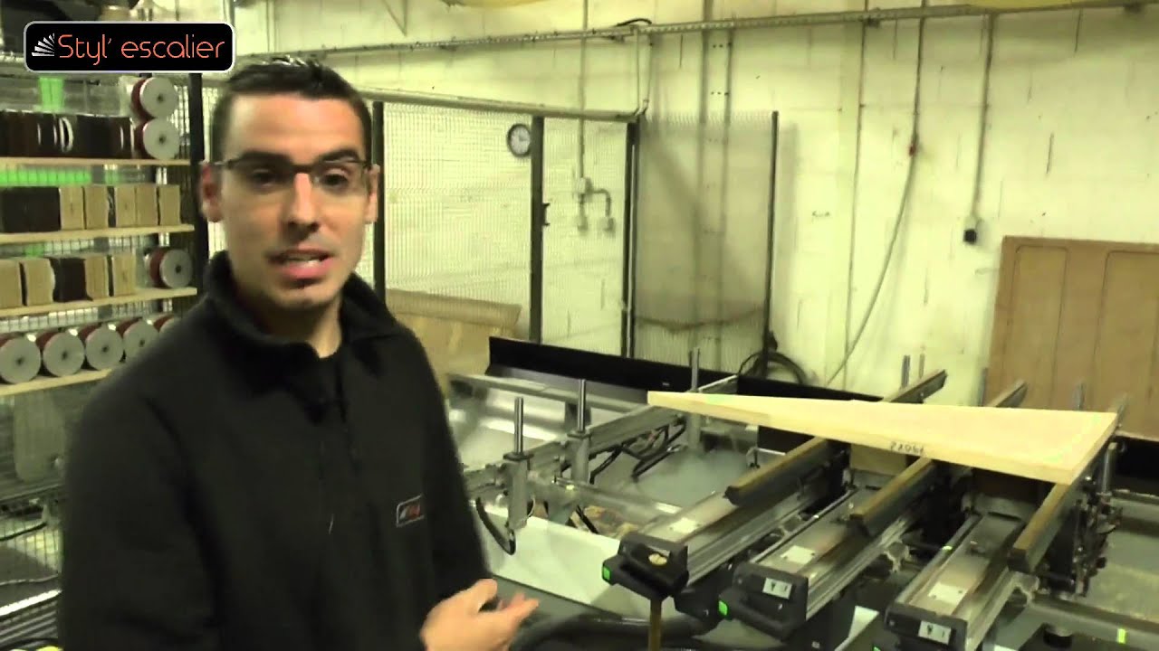 Escalier sur mesure : usinage du bois Styl'Escalier - video 1