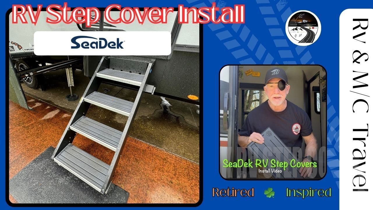 Best RV Step Cover Install - SeaDek Covers @SeaDekVideosandProducts #toyhauler #gdrv4life #rvlife