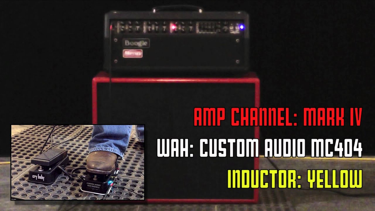 Custom Audio Electronics Dual-Inductor Wah Demo/Comparison