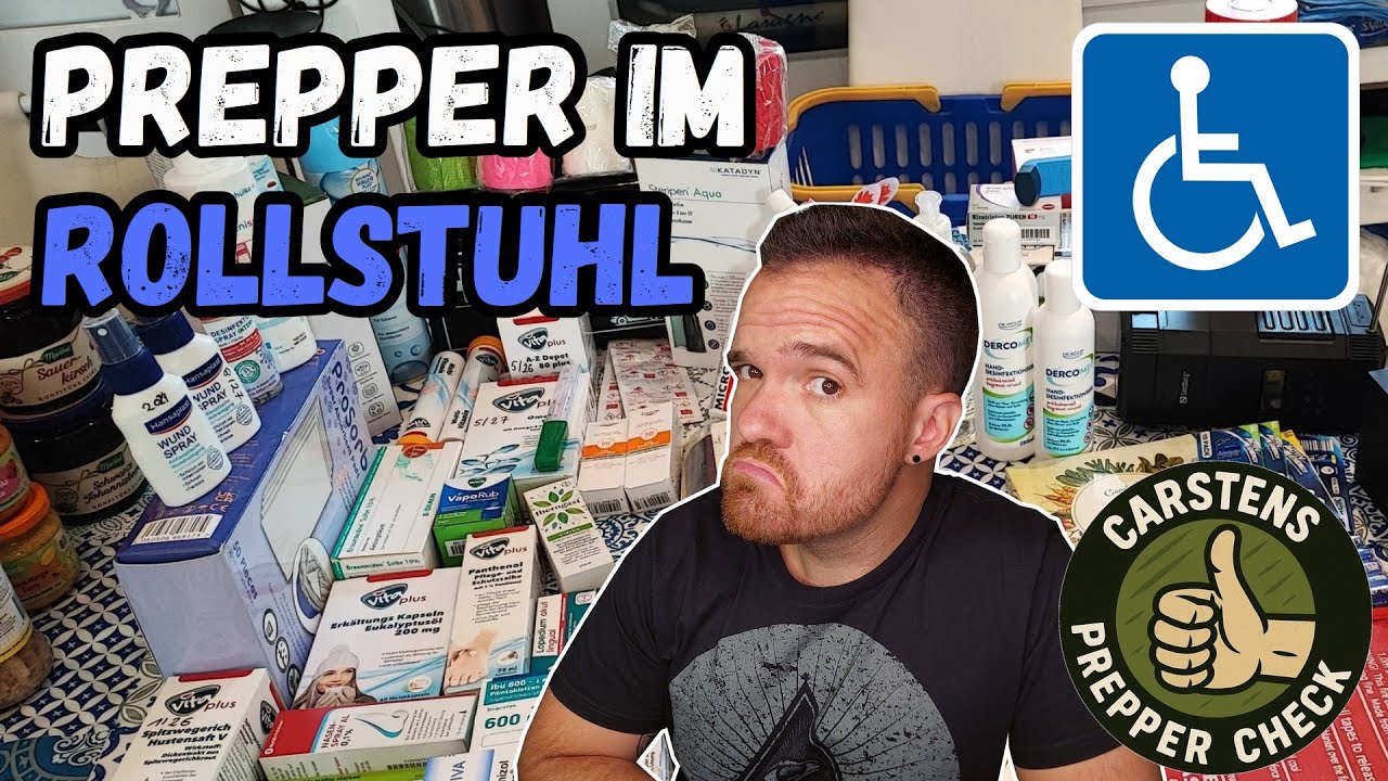 Maja ist Prepperin im Rollstuhl - Ihr Vorrat hat mich umgehauen! - Carstens Prepper Check #3