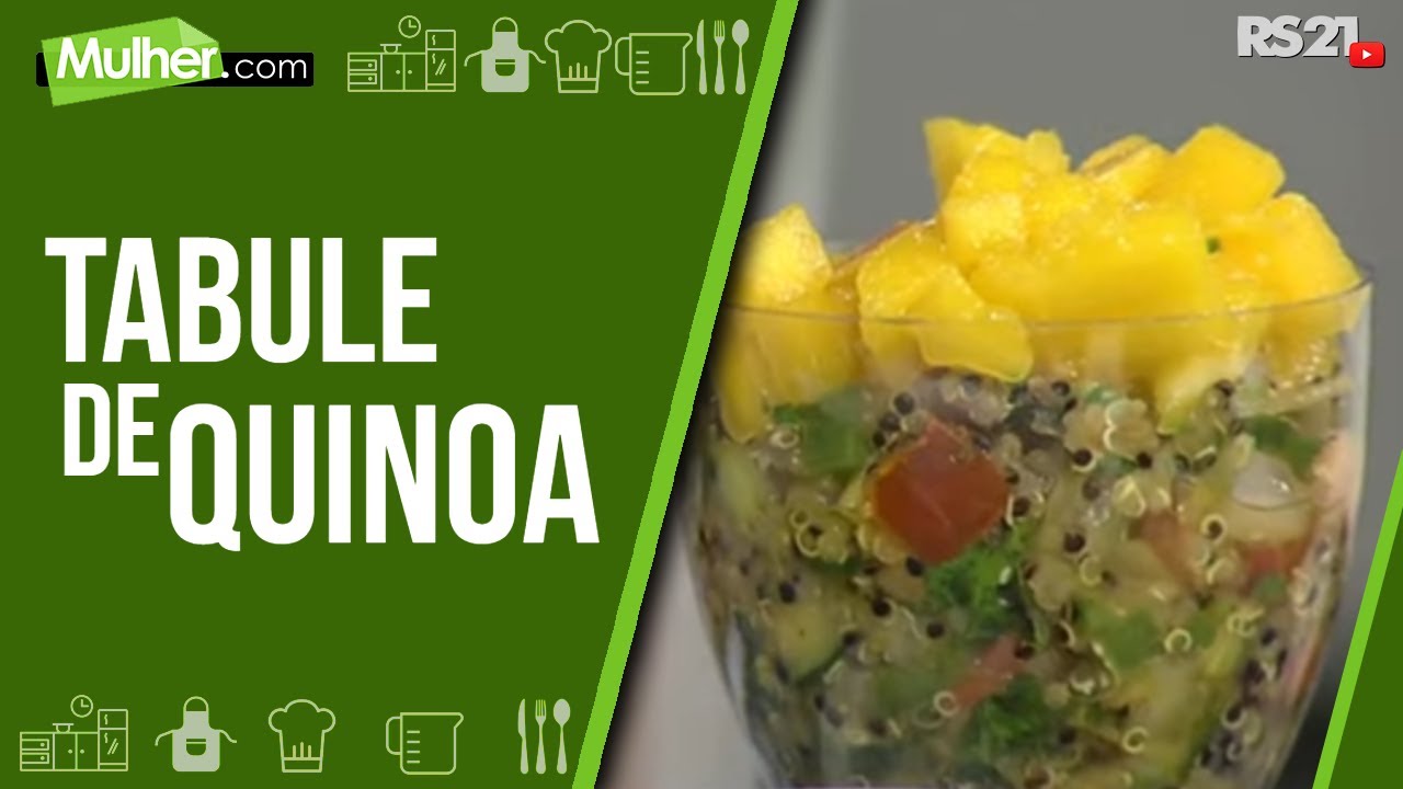 Prepare um delicioso Tabule de Quinoa em casa - Mulher.com - 04/02/2021