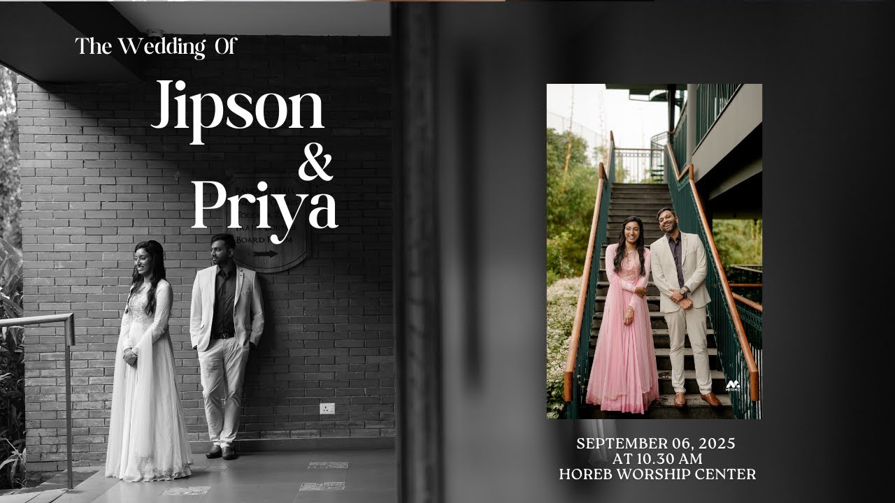 WEDDING CEREMONY || JIPSON WEDS PRIYA || LIVE STREAMING || 06-09-2025