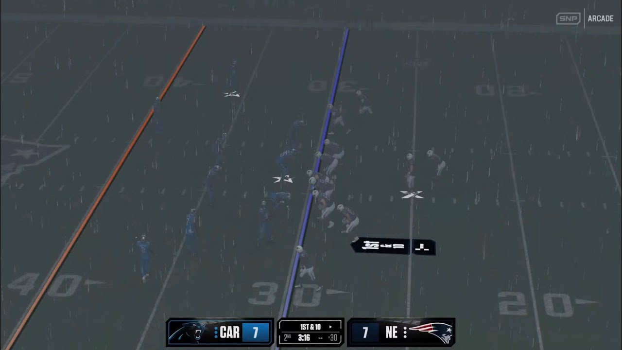 Madden NFL 26 panthers vs patriots (CPU vs CPU)