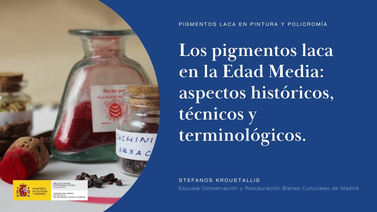 Stefanos Kroustallis. Los pigmentos laca en la Edad Media (2/9)