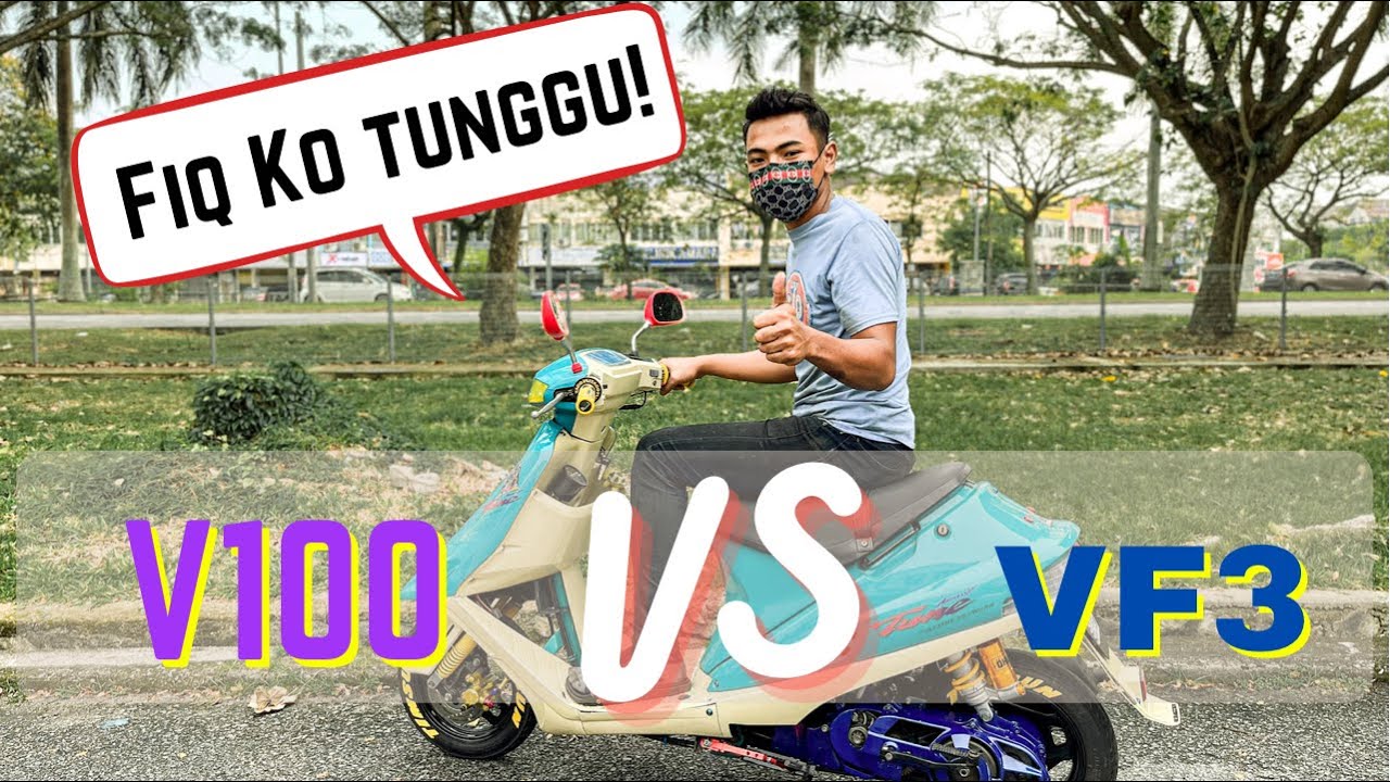 Scooter beli Sayur belasah VF3 Kaw Kaw ? | VF3 vs Suzuki V100 | S2 Episode 9