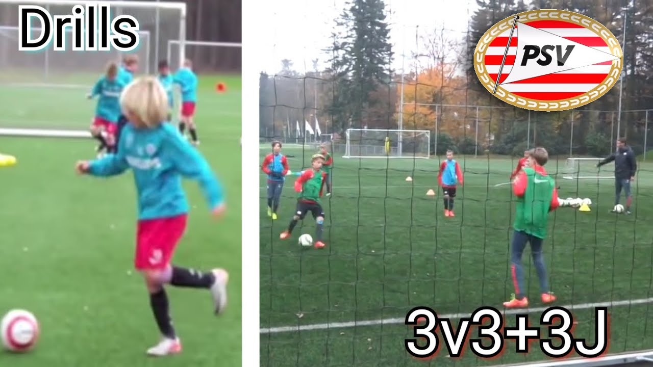 Футбольная Академия / PSV Eindhoven / U13 / Упражнения /  Футбольная техника / Training / Skills