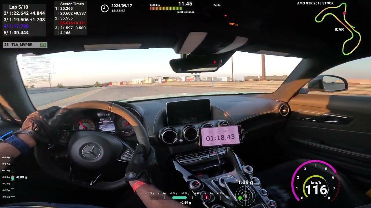 ICAR 2024 - AMG GT R - Track Day Session 9