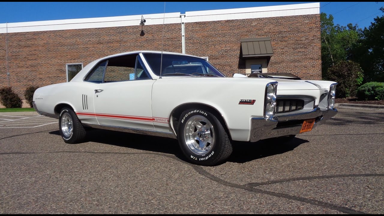 Pontiac LeMans Sprint OHC 6 Over Head Cam Six 1967 года в цвете Ivory & Ride — Моя автомобильная ...