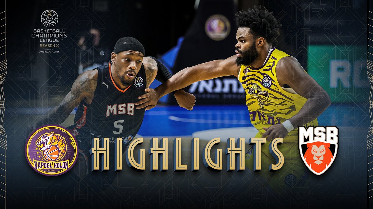 Hapoel Netanel Holon v Le Mans Sarthe Basket | Round of 16 Highlights | #BasketballCL 2025-26