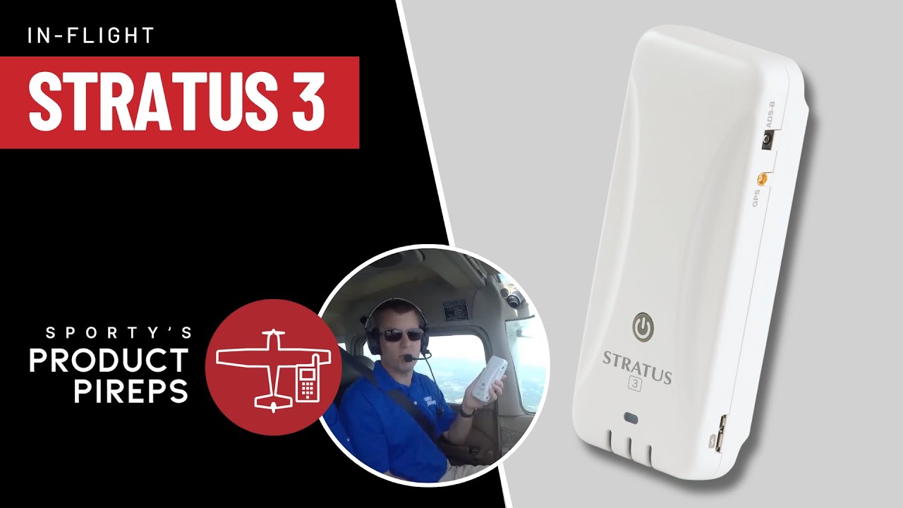 Приёмник погоды и трафика Stratus 3 ADS-B – Продукт PIREP