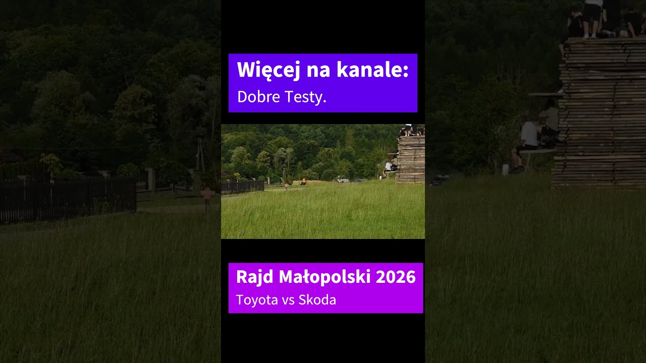 Rajd Małopolski 2026 Toyota GR Yaris vs Skoda Fabia RS Kajto vs Szeja #rally #automobile