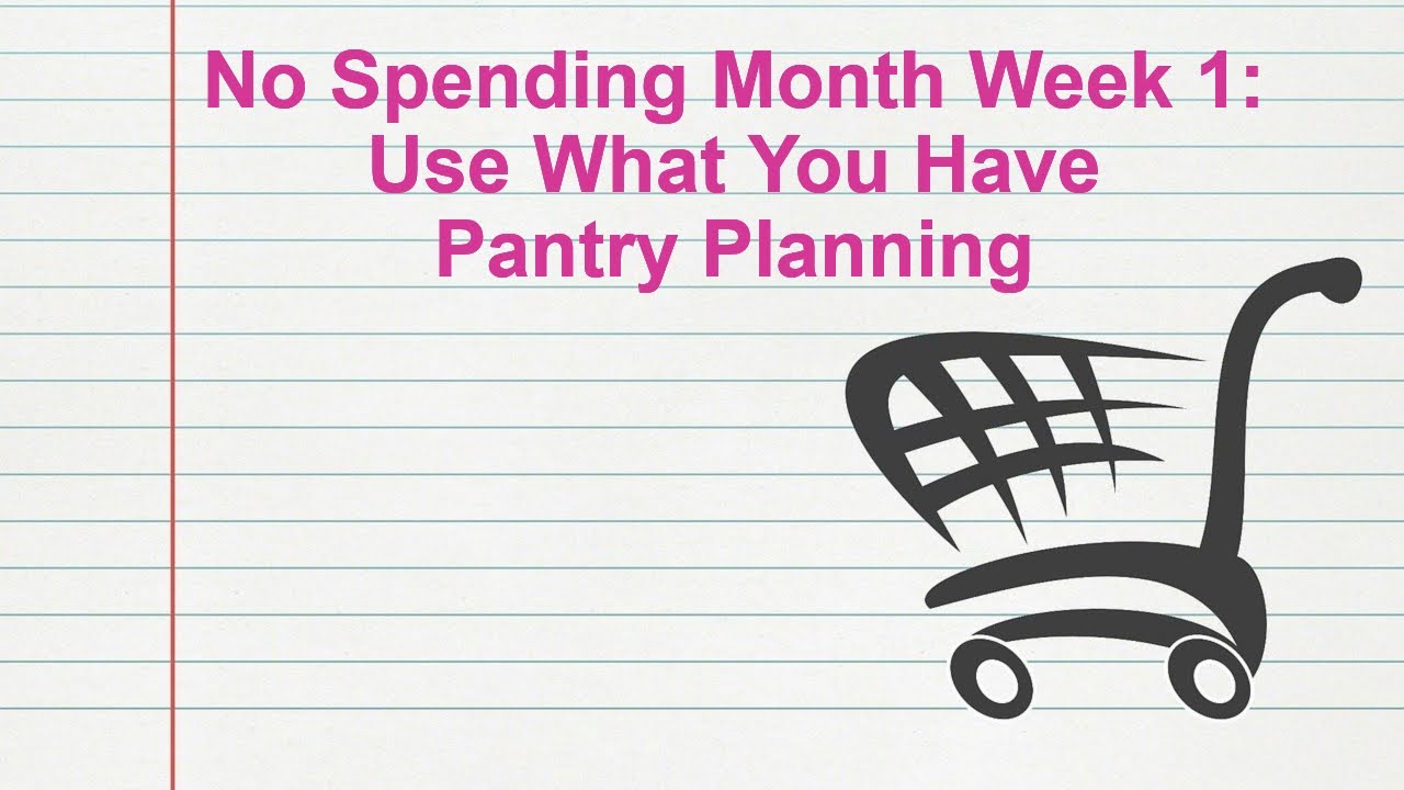 Cheapskates Club No Spending Month 2026 Week 1 | Use What You Have Pantry Planning