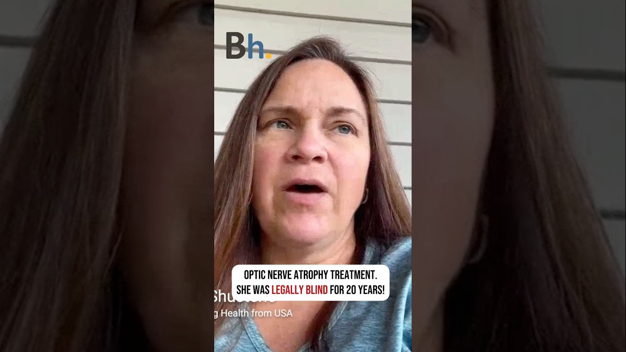 Optic nerve atrophy treatment. She was legally blind for 20 years