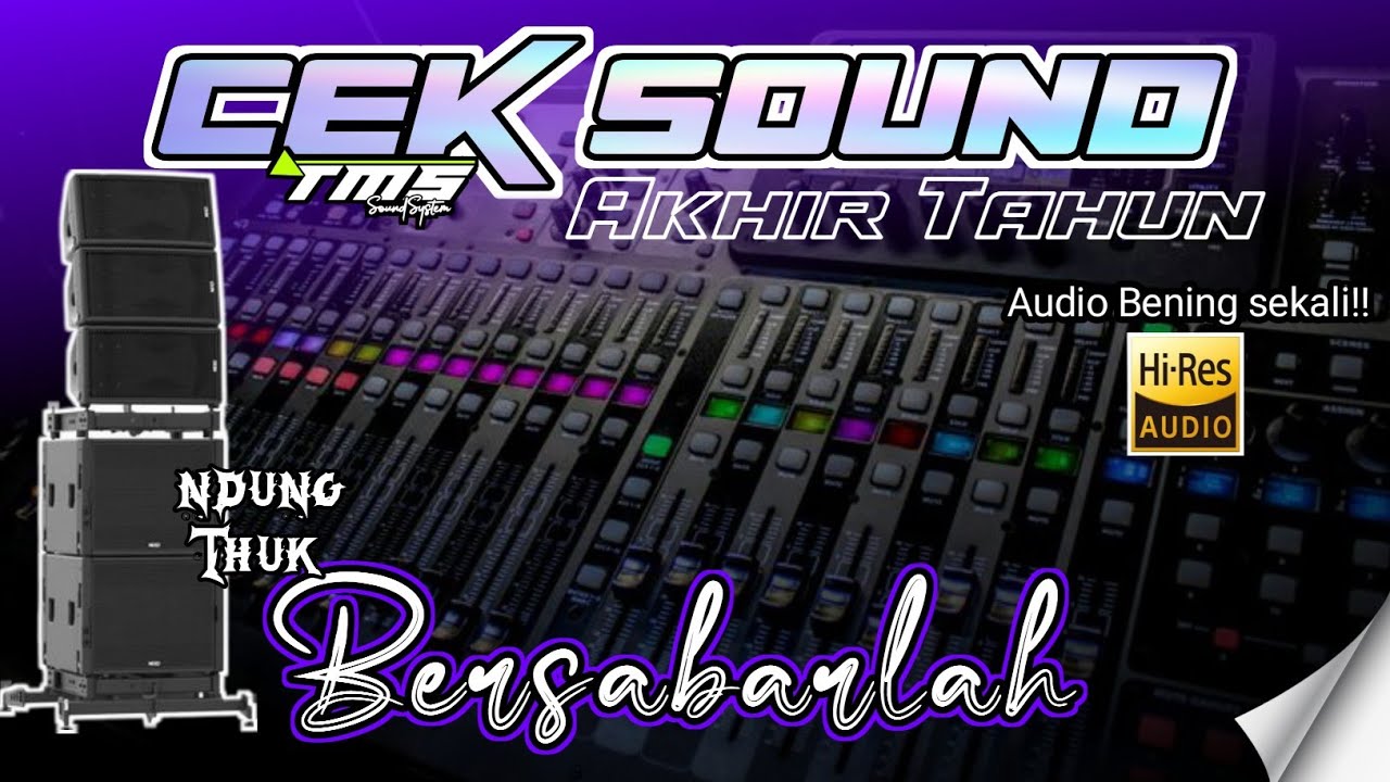 BERSABARLAH UNTUK CEK SOUND TMS PRODUCTION BASS GLERRITY COCOK UNTUK SUBWOFER ANDA