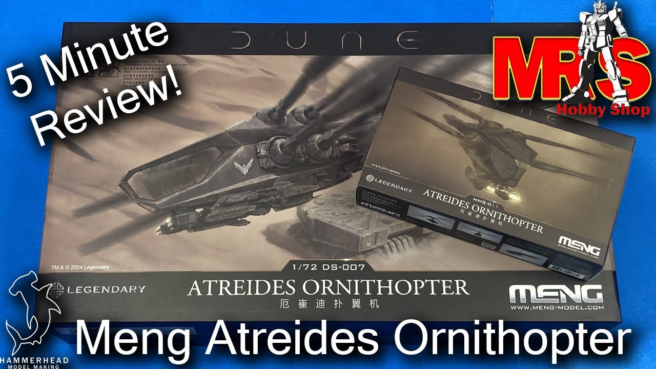 Meng Atreides Ornithopter 1/72 Scale | 5 Minute Review