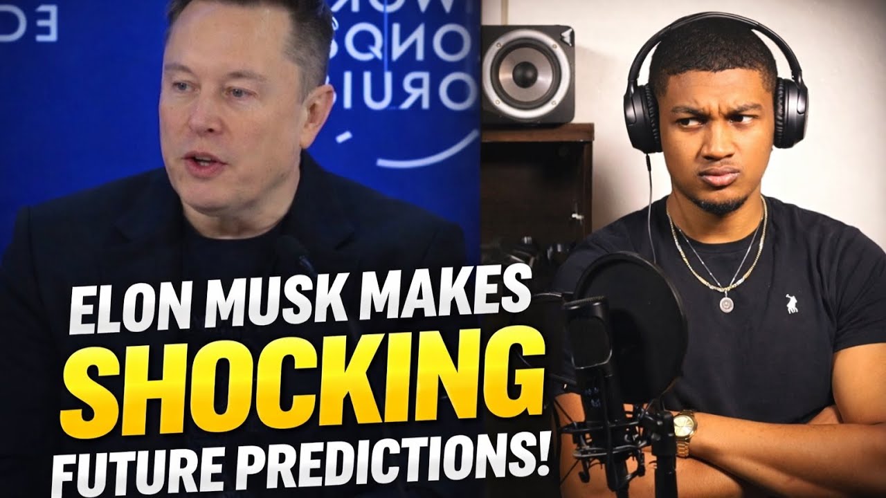 Elon Musk Makes Shocking Future Predictions At The World Economic Forum [REACTION]