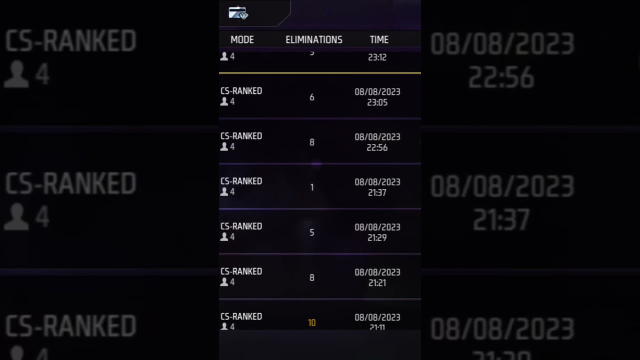 Free fire cs rank defeat streak 