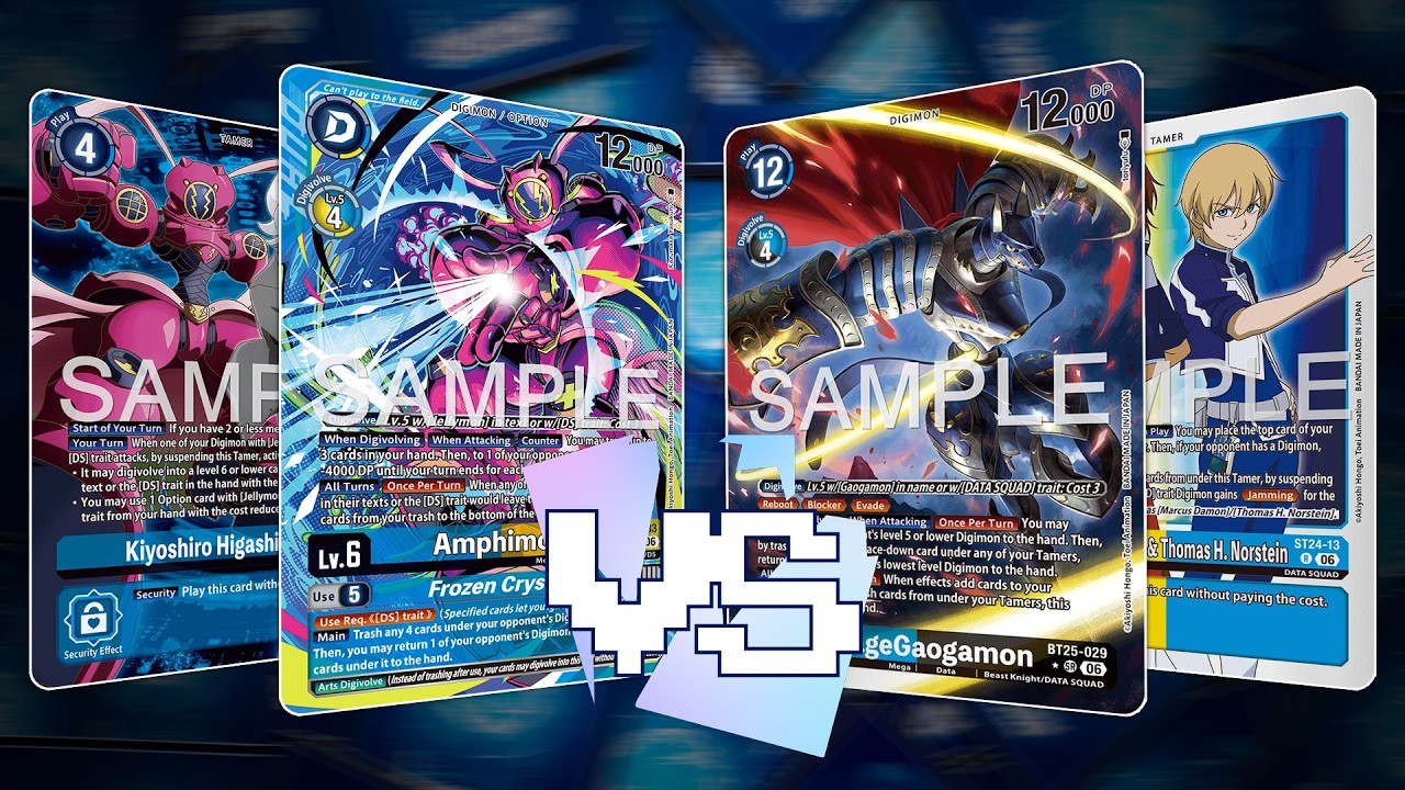 Amphimon против MirageGaogamon | EX12 | Digimon Card Game