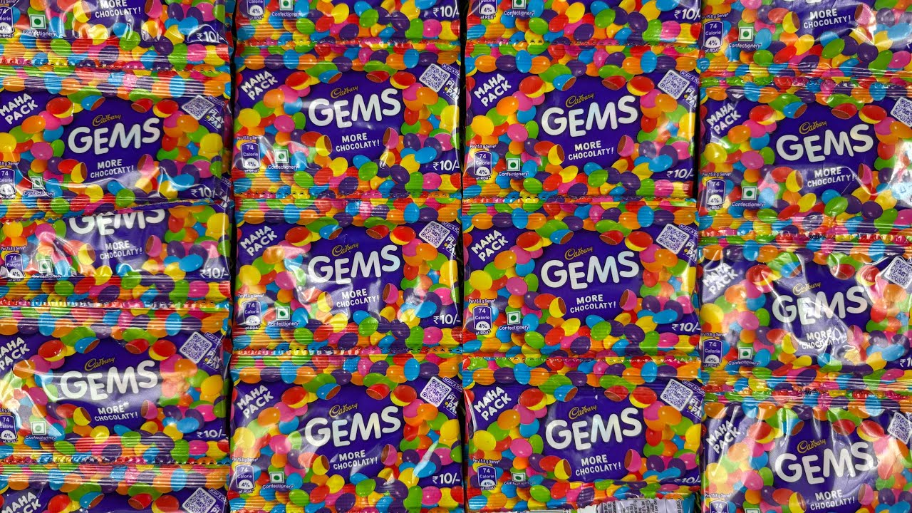 ASMR Popular Cadbury gems opening / Satisfying video Cadbury gems unpacking 