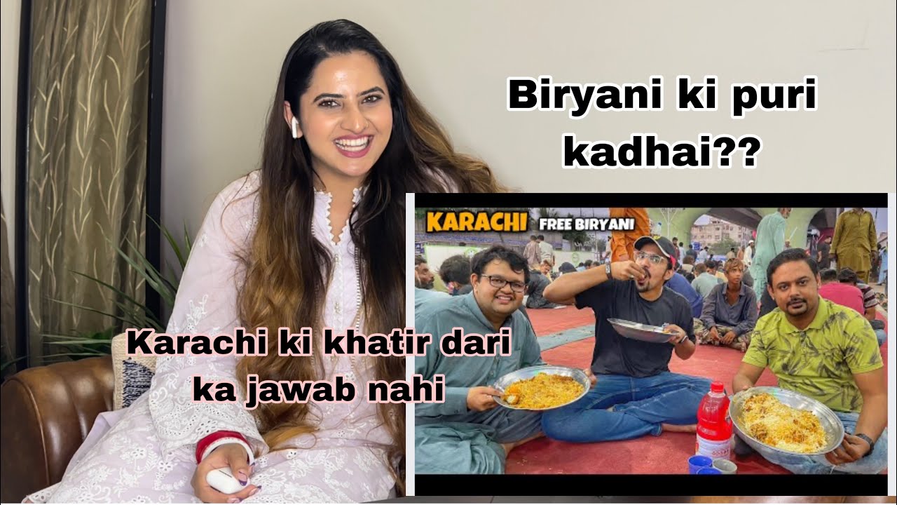 Free Iftari In Karachi- Roadside Biryani | Indian Reaction | Sidhu Vlogs