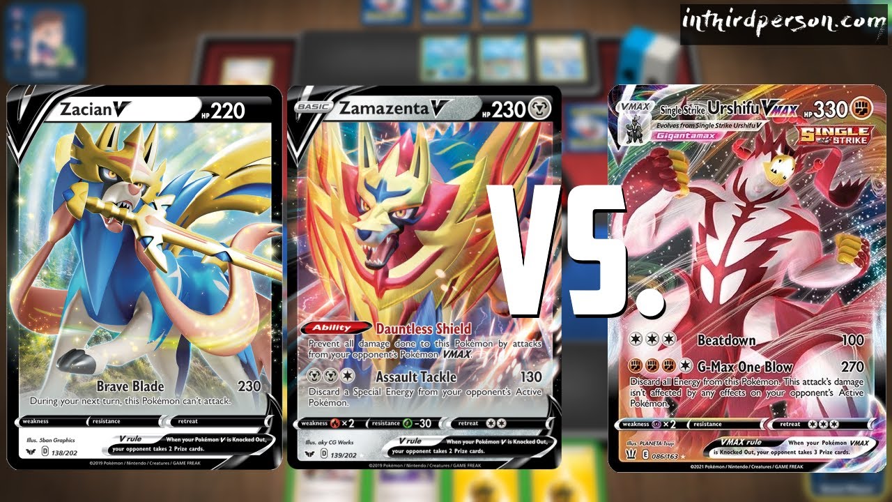 Single Strike Urshifu VMAX League Battle Deck vs. Top-Tier Zacian V and Zamazenta V!