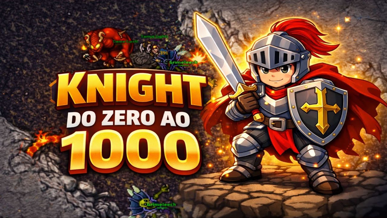 EVOLUINDO MEU KNIGHT DO ZERO AO 1000 NO RUBINOT