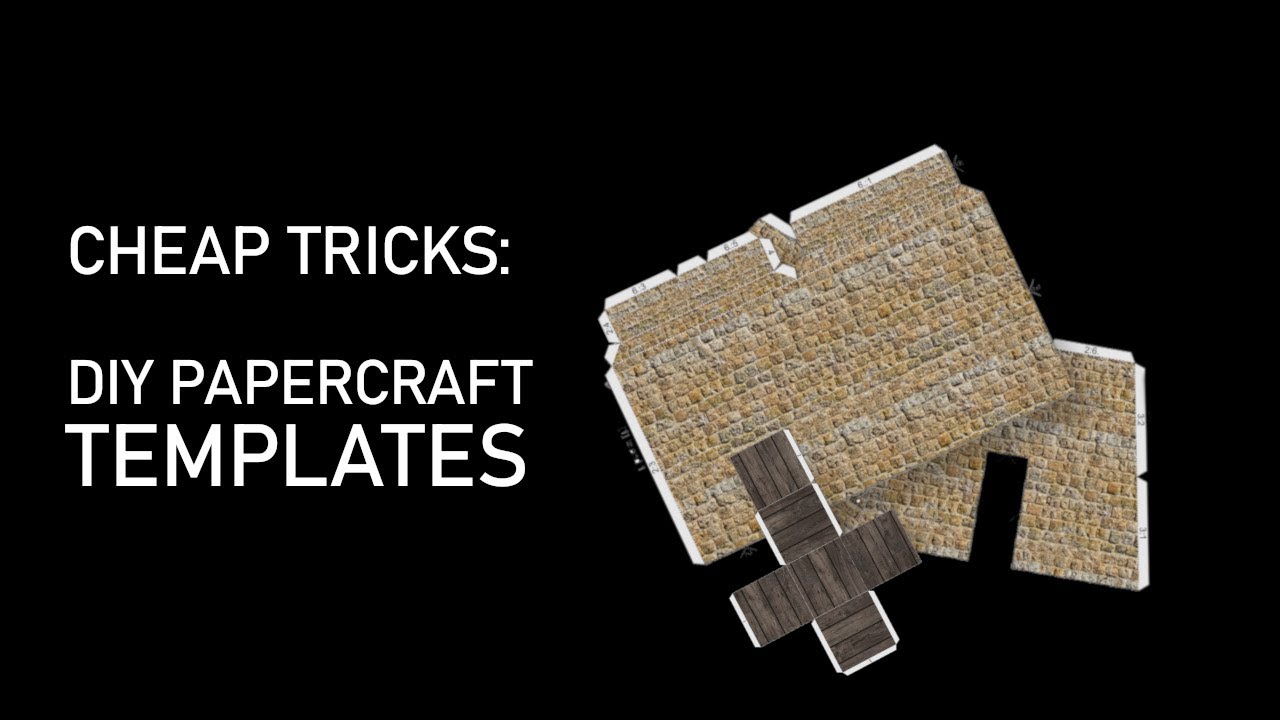 Cheap Tricks: Easy DIY Papercraft Templates