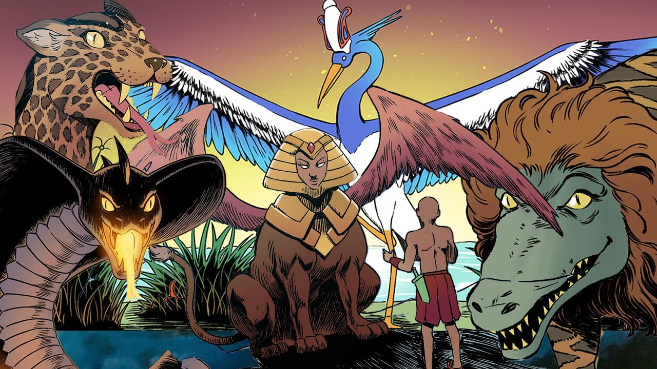 Les Créatures de la Mythologie Égyptienne - Histoire et Mythologie en BD