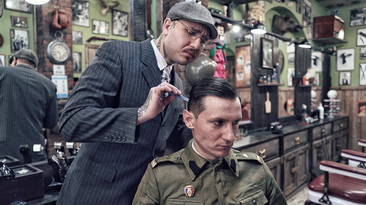 💈 ASMR BARBER - 🇩🇪 German SOLDIER HAIRCUT - Ralph Fiennes - SCHINDLER’S LIST