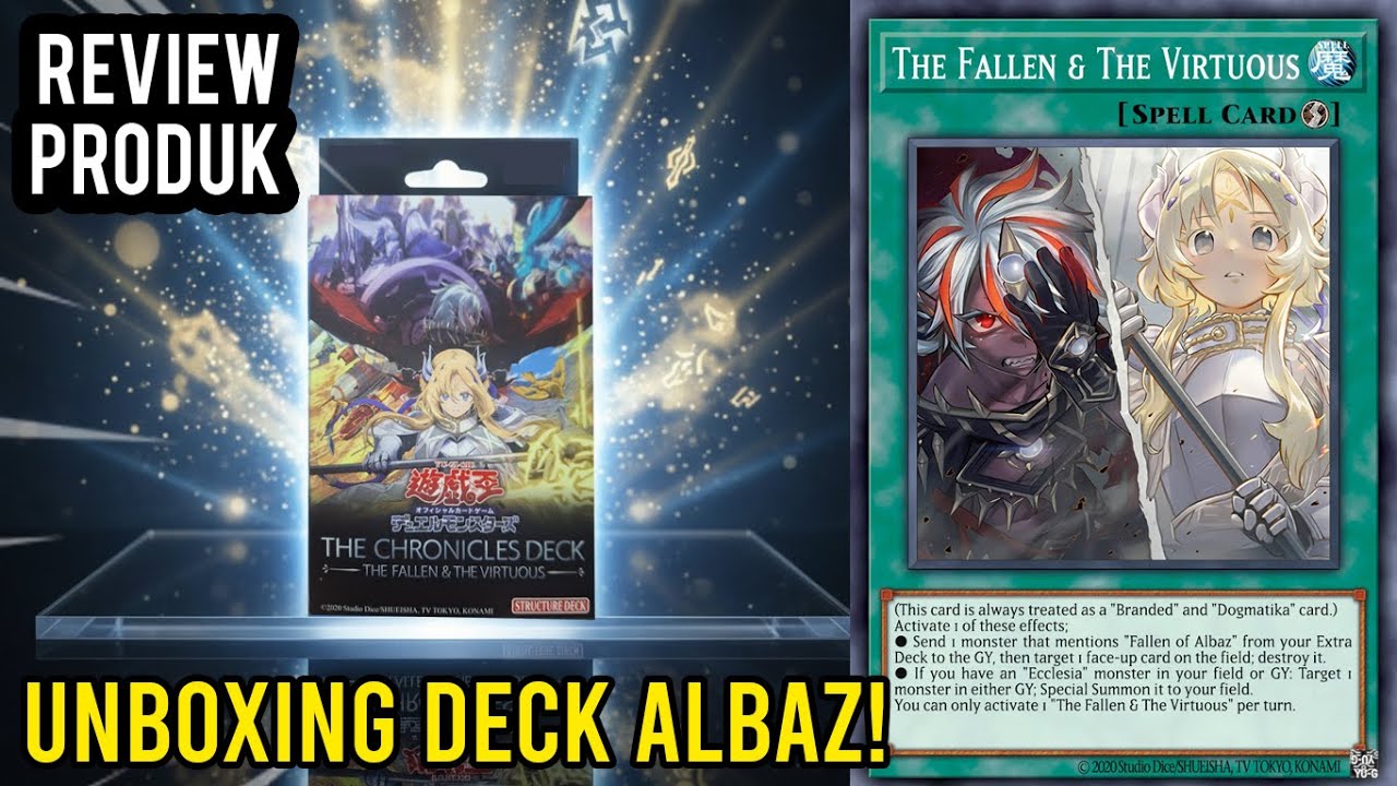 🔴Unboxing The Chronicles Deck: The Fallen and The Virtuous | Kartu Yu-Gi-Oh! Asian English