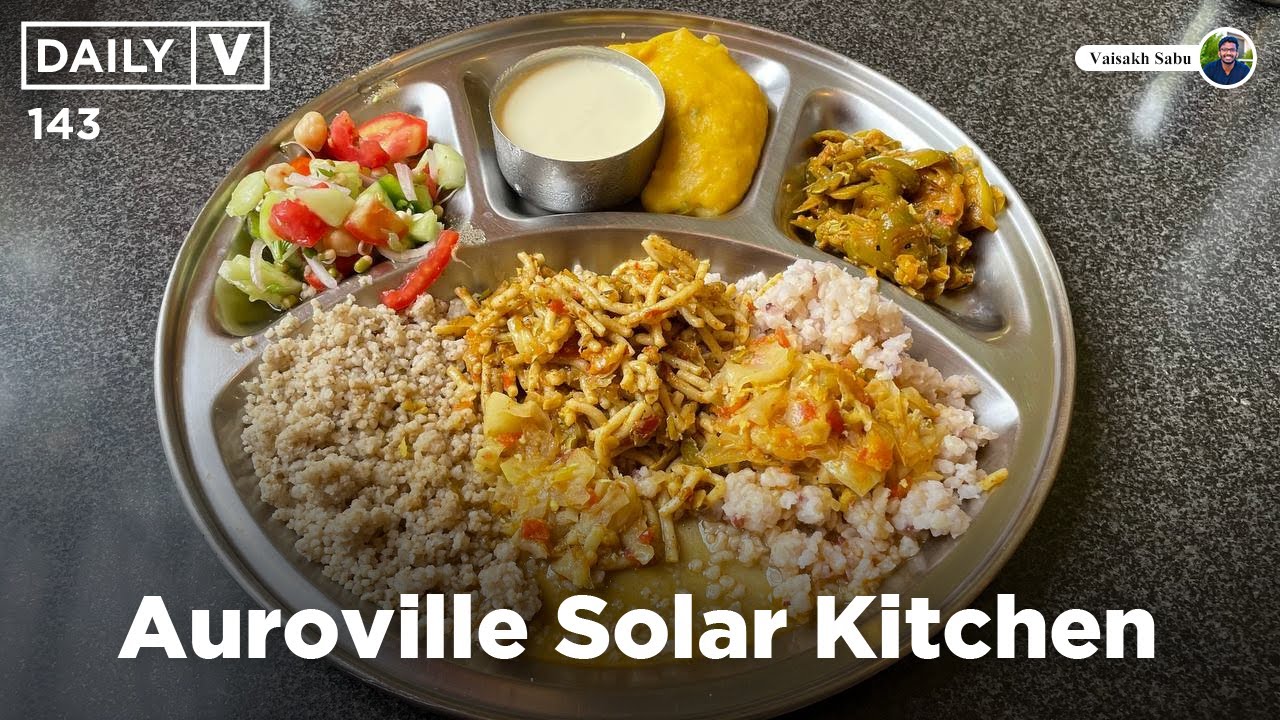 Solar Kitchen MUST VISIT in Auroville | DailyV 143
