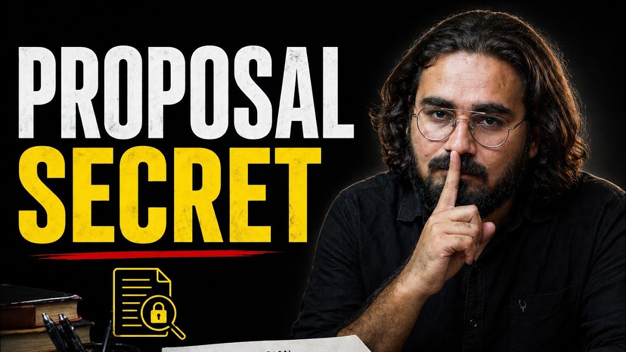 How to Write a Research Proposal for PhD. Admission | Complete Guide in Hindi | Step-by-Step