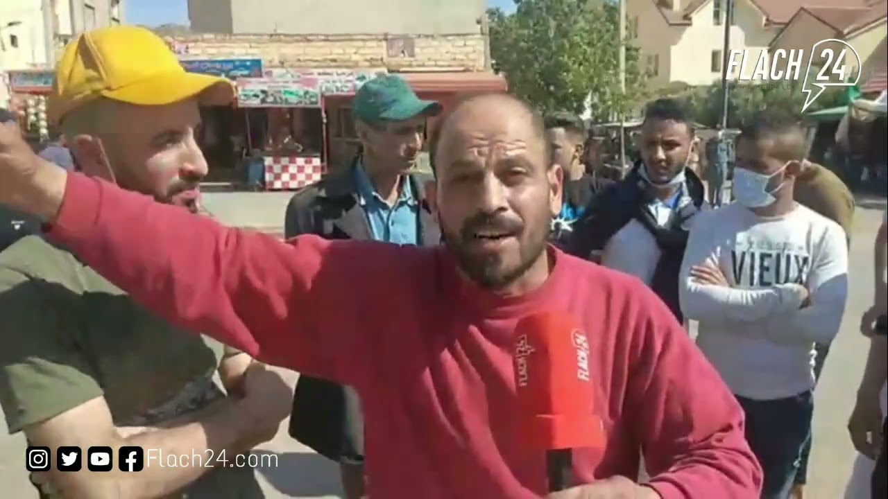 وقفة احت-جاجية للمطالبة بالعمل في برنامج أوراش بجماعة سيدي المخفي..