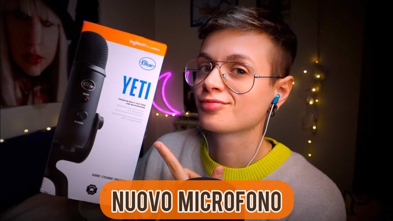 UNBOXING BLUE YETI 🎙😍 | ASMR ITA