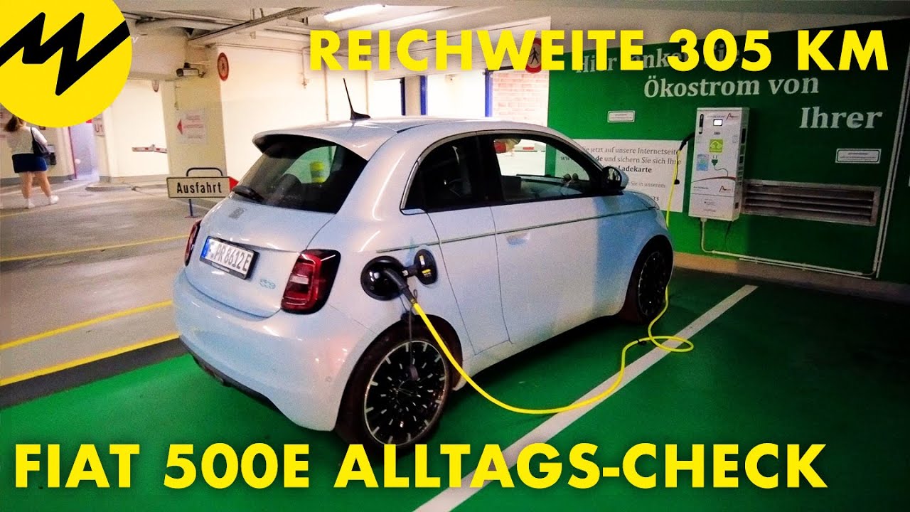 Fiat 500e Alltags-Check OHNE eigene WALLBOX I Motorvision Deutschland