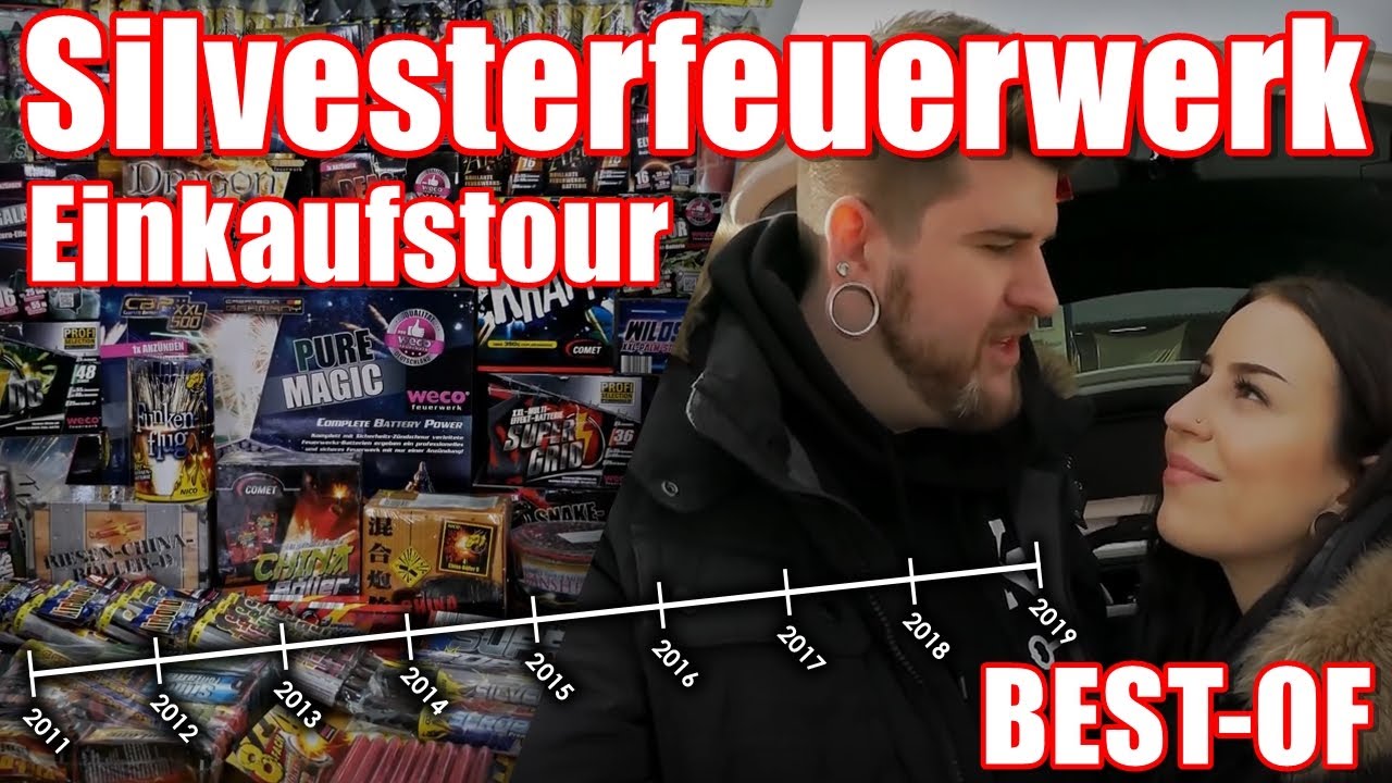 SILVESTER Feuerwerk EINKAUFSTOUR Best-Of 2011 - 2019 | PyroExtrem
