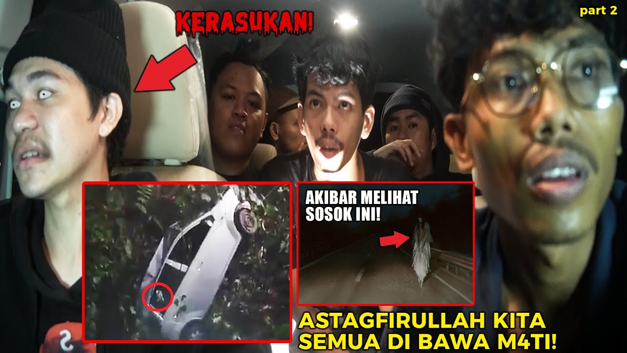 WILI KERASUKAN SAAT NYETIR MOBIL MASUK JURANG! EXPLOR JALAN ANGKER BERJUNG PETAKA! Part 2