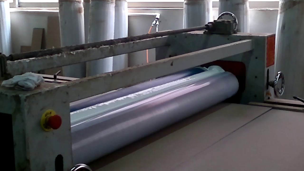 Cold glue PVC laminating machine